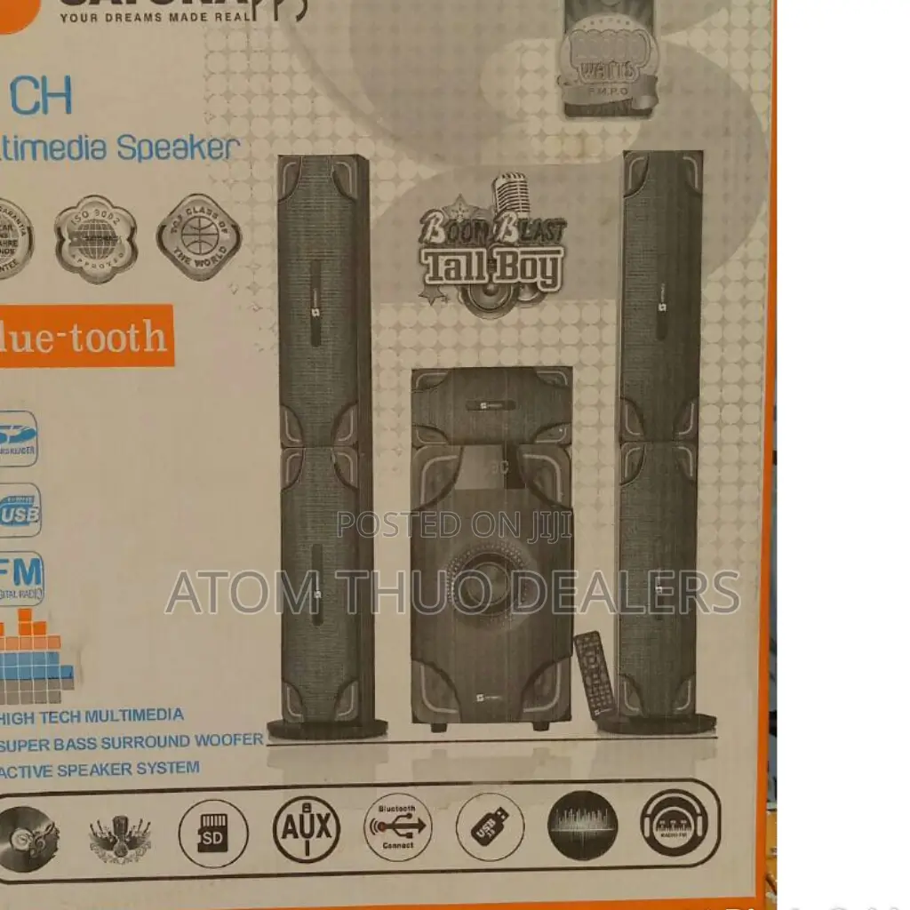 3.1CH Sayona SHT-1302 Bt Tall Boy Home Theatre System