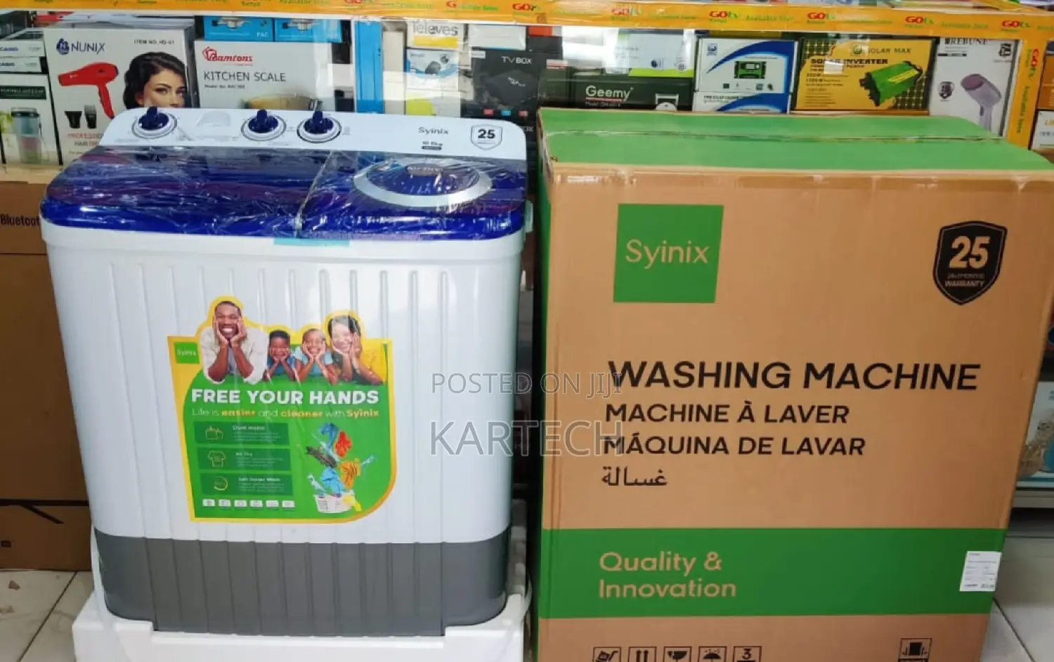 Synix AIR TURBO
MAGIC FILTER Washing Machine 10 Kg