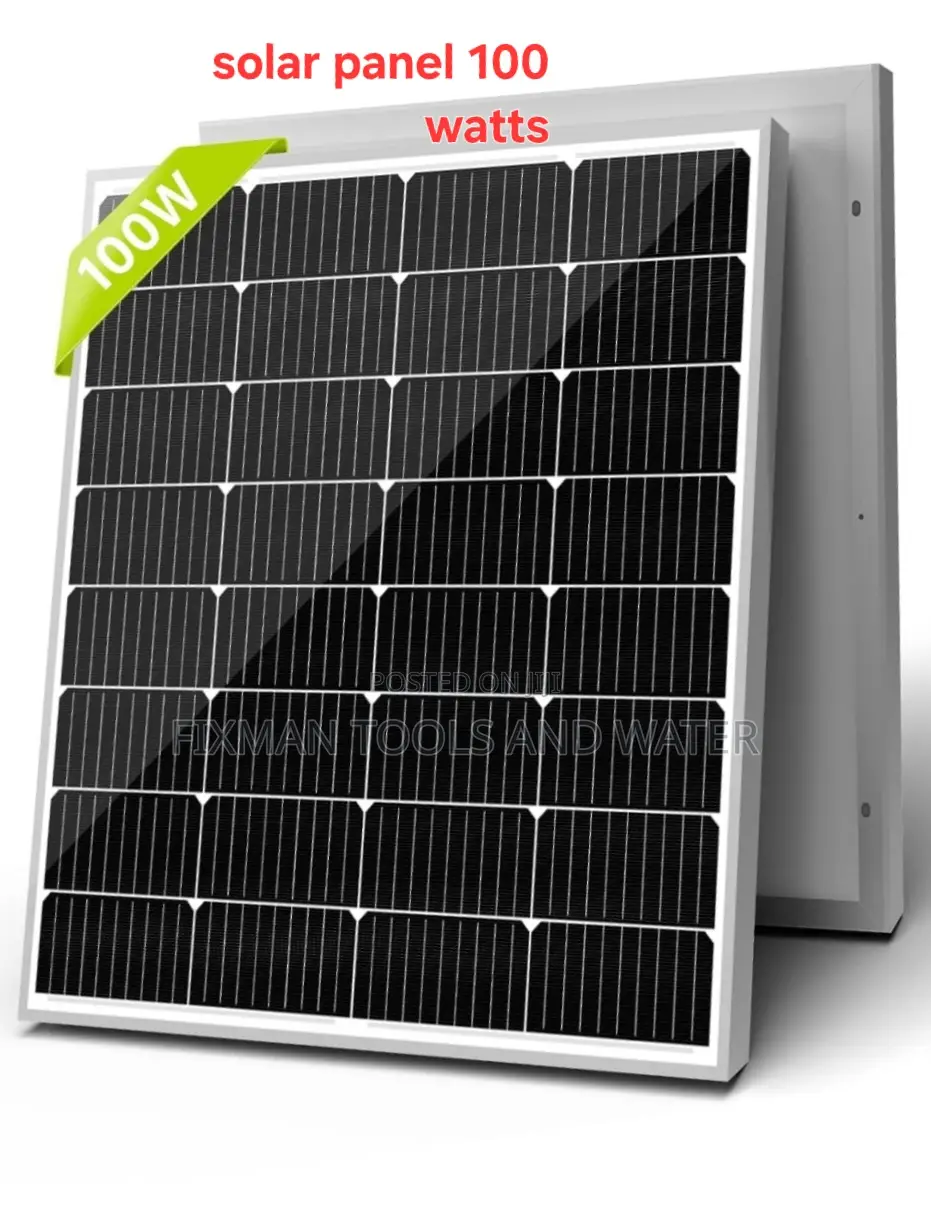 Monocrystaline New Solar Panel 100 Watts 12V