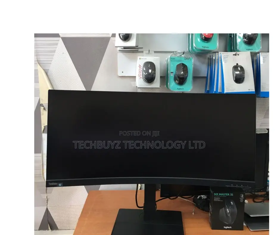 Lenovo Thinkvision T34w-20 34" Curved WQHD (3440 X 1440)