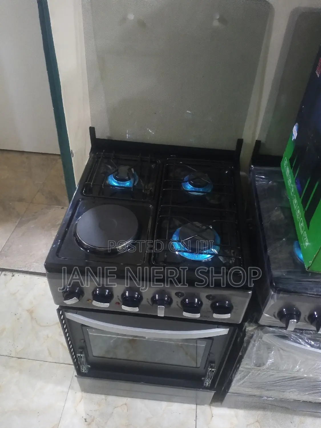 Nunix 3+1 Standing Cooker With Electric Oven