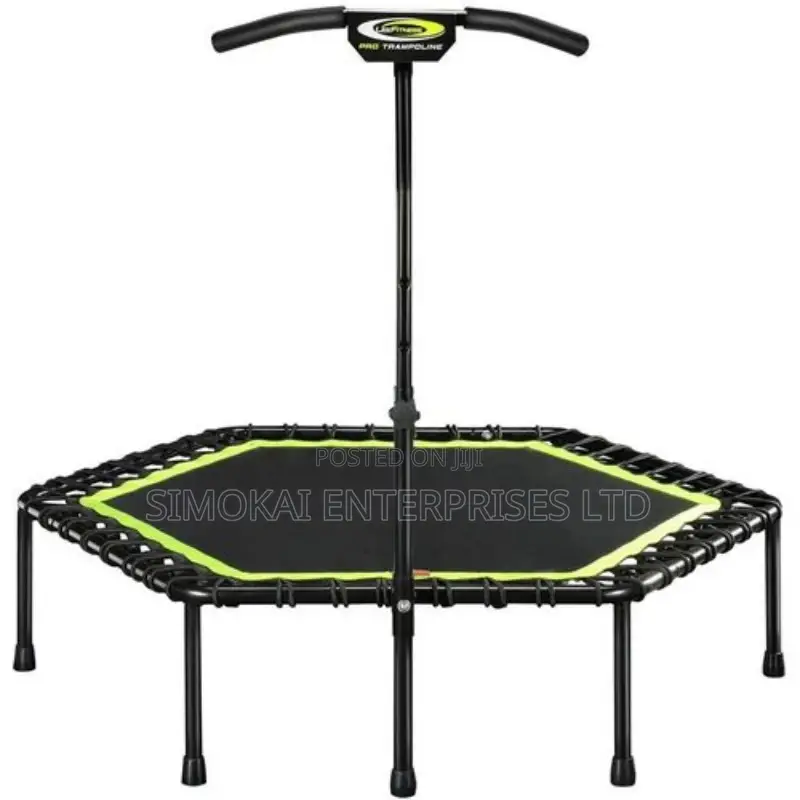 Fitness Hexagon Trampoline With Handle