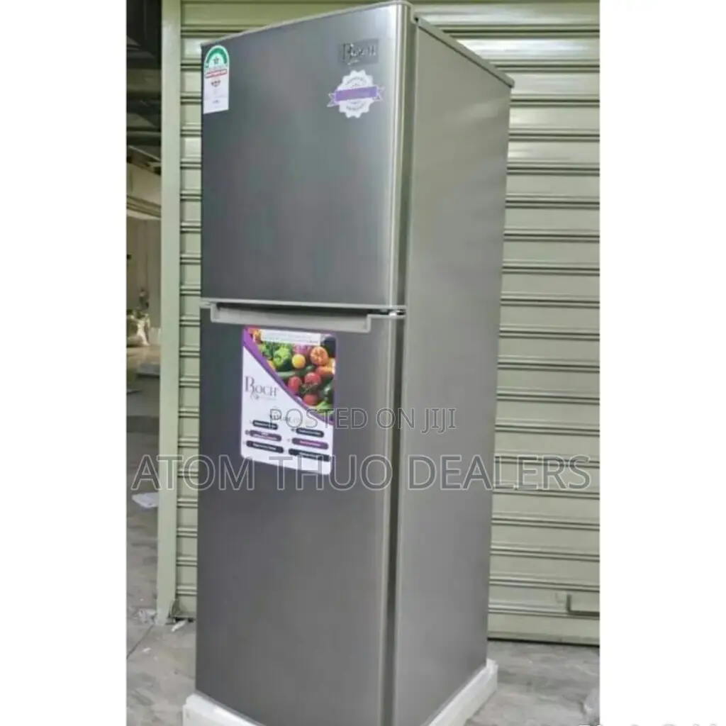 Silver 168 Litres Roch Double Door Fridge