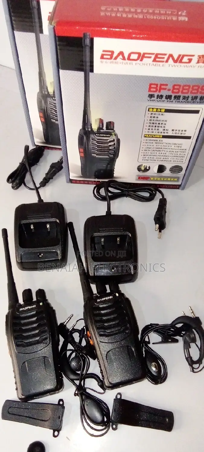Baofeng 888s Uhf 400-480 Handy Talky Two Way Wireless Radio
