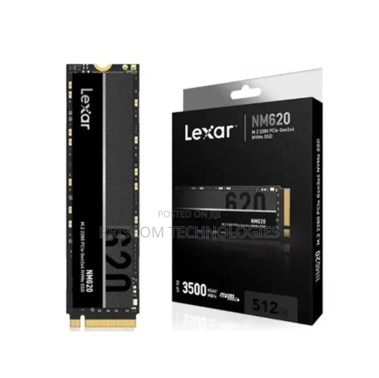 Lexar 512GB Nm620 Internal SSD M.2 Pcie Gen 3*4 Nvme 2280