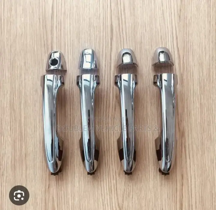 Outer Door Handles Hilux Revolution 2015 Silver/Chrome