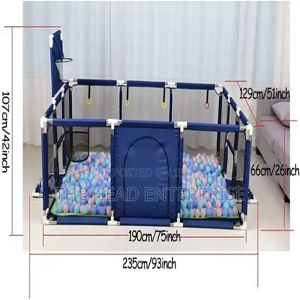 Baby Safety Area Playpen Fence Rectangular