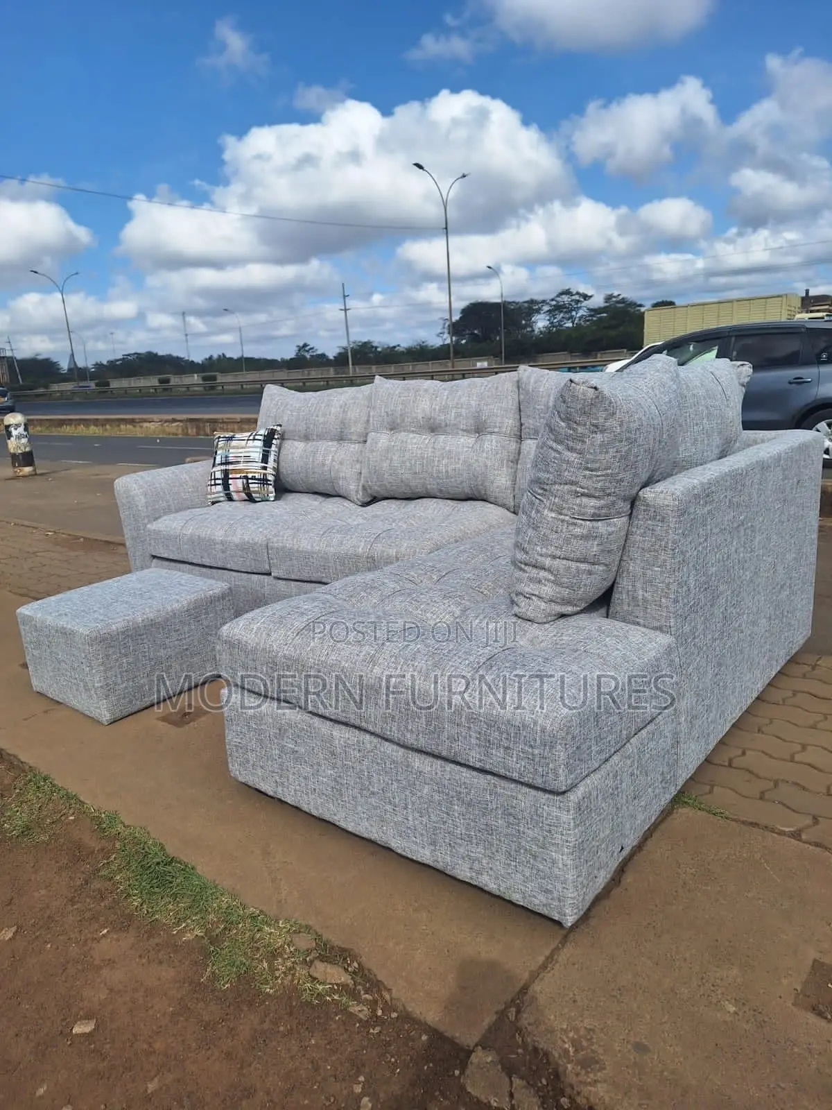 Classic 6 Seater L Sofa