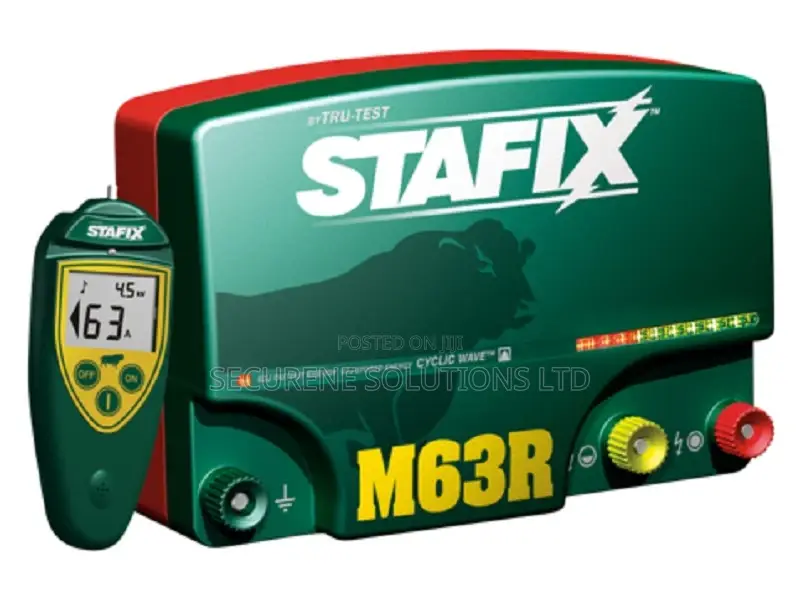 Stafix M63 Mains Energizer With Remote
63j Output Energy
Pow