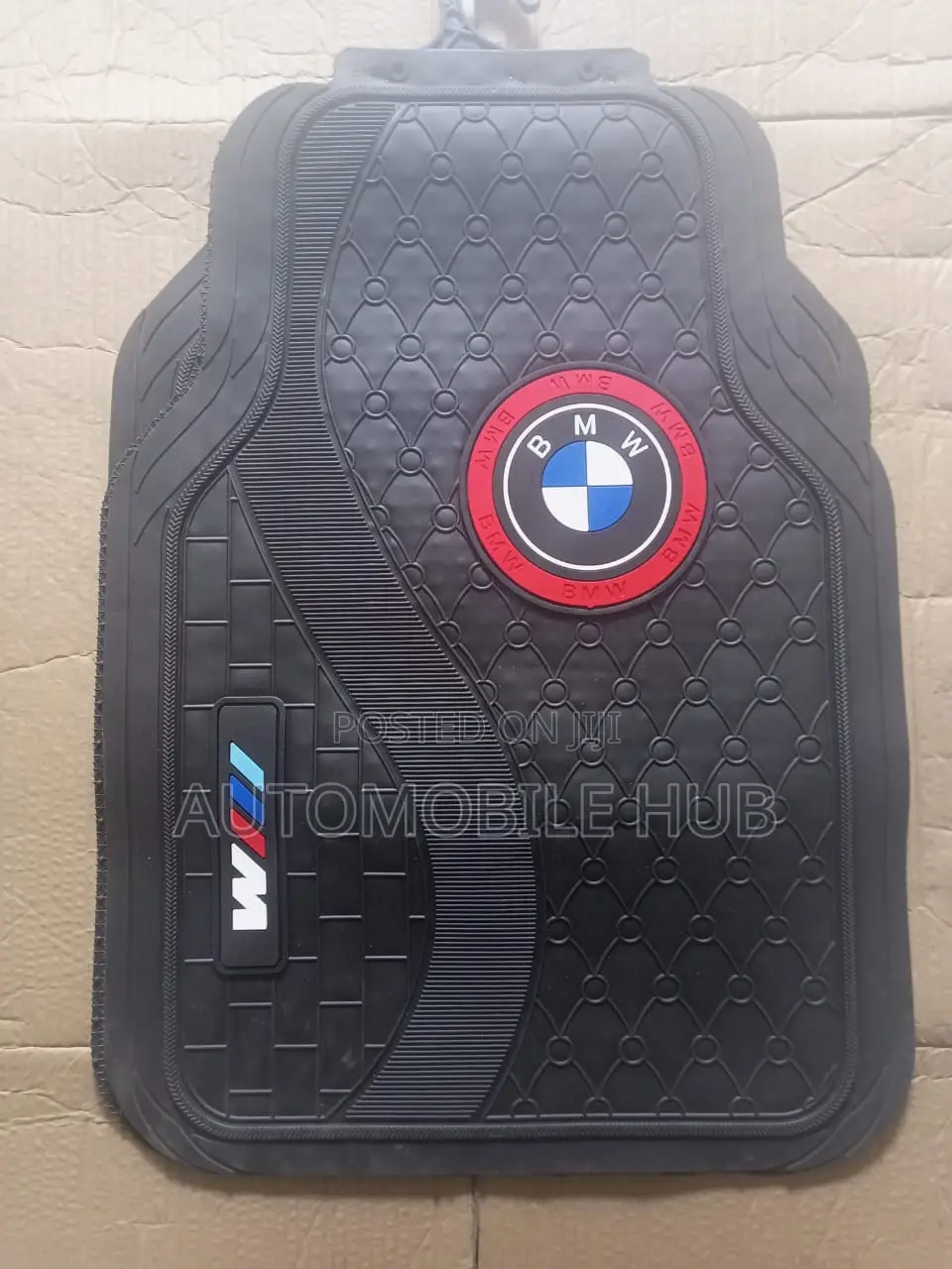 BMW Car Floor Mats 5pcs Black Red Blue