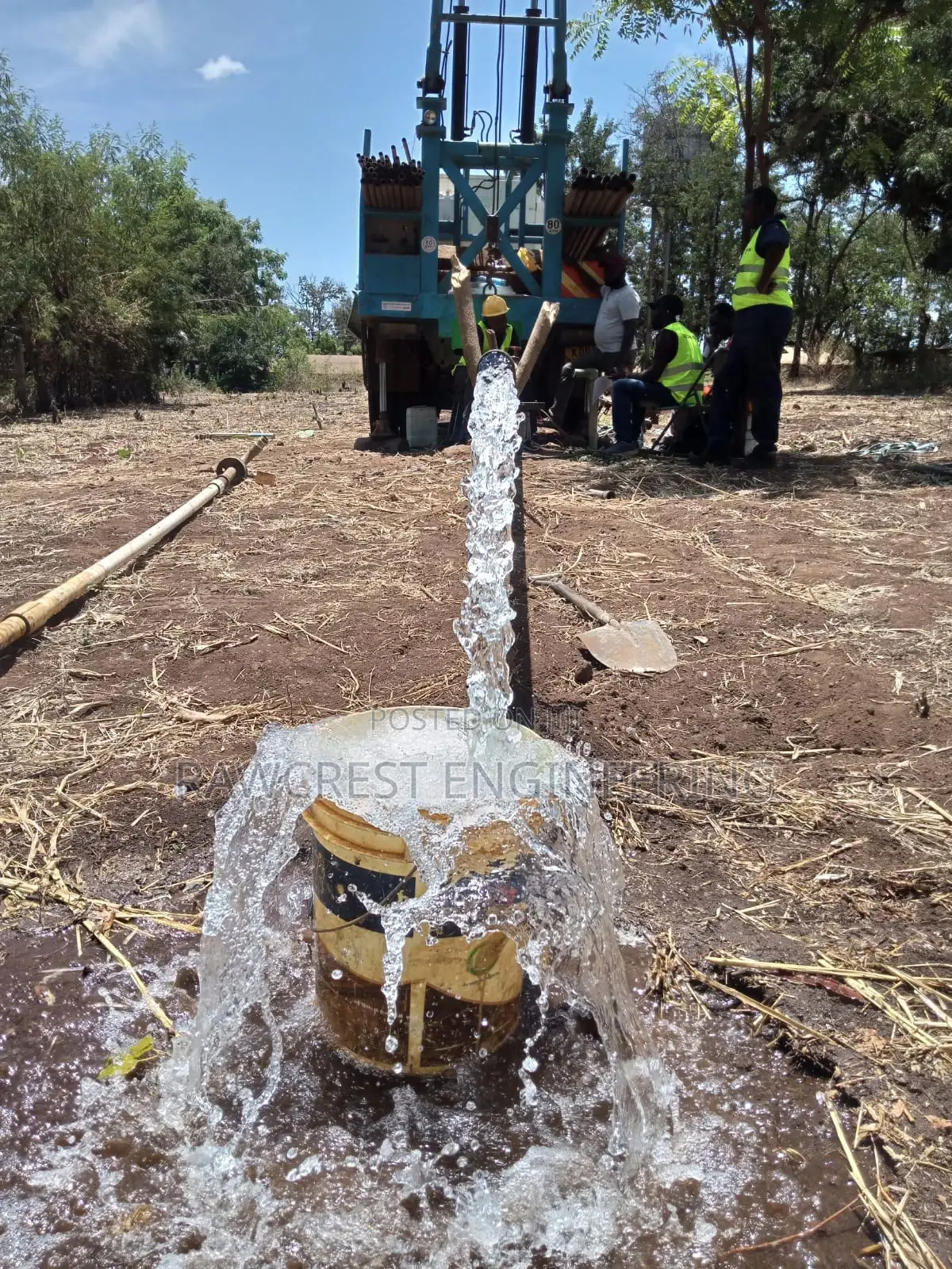 Borehole Drilling\ Solar Tank Installation