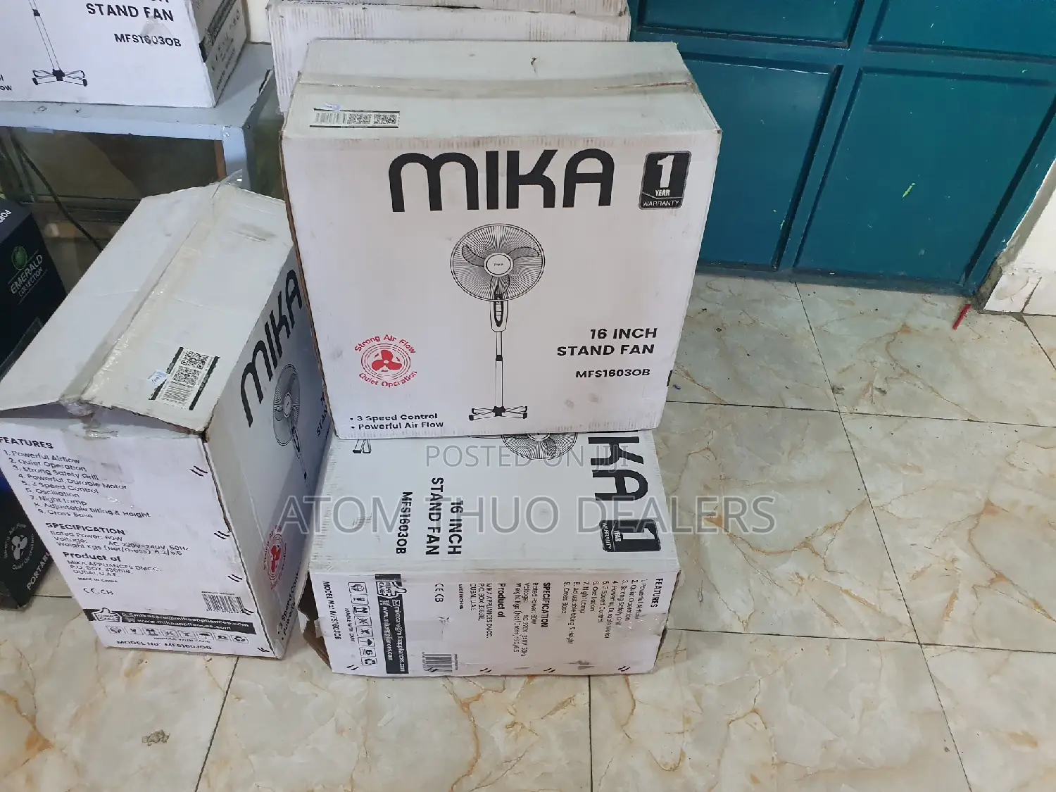 Mika 16 Inches Stand Fan / Mika Standing Fan Heavy Duty
