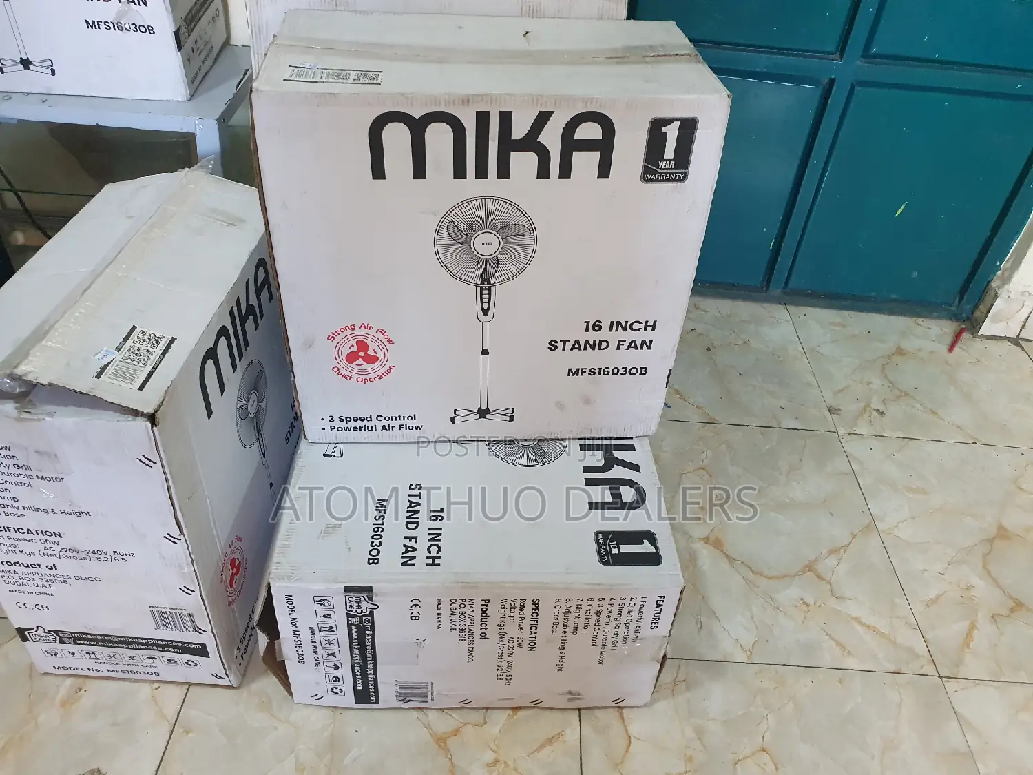 Mika 16 Inches Stand Fan / Mika Standing Fan Heavy Duty