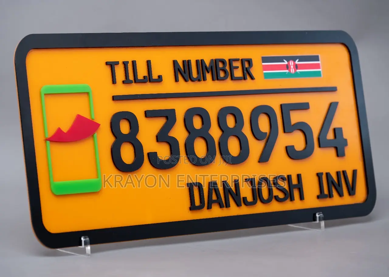 Till Signagewith Perspex