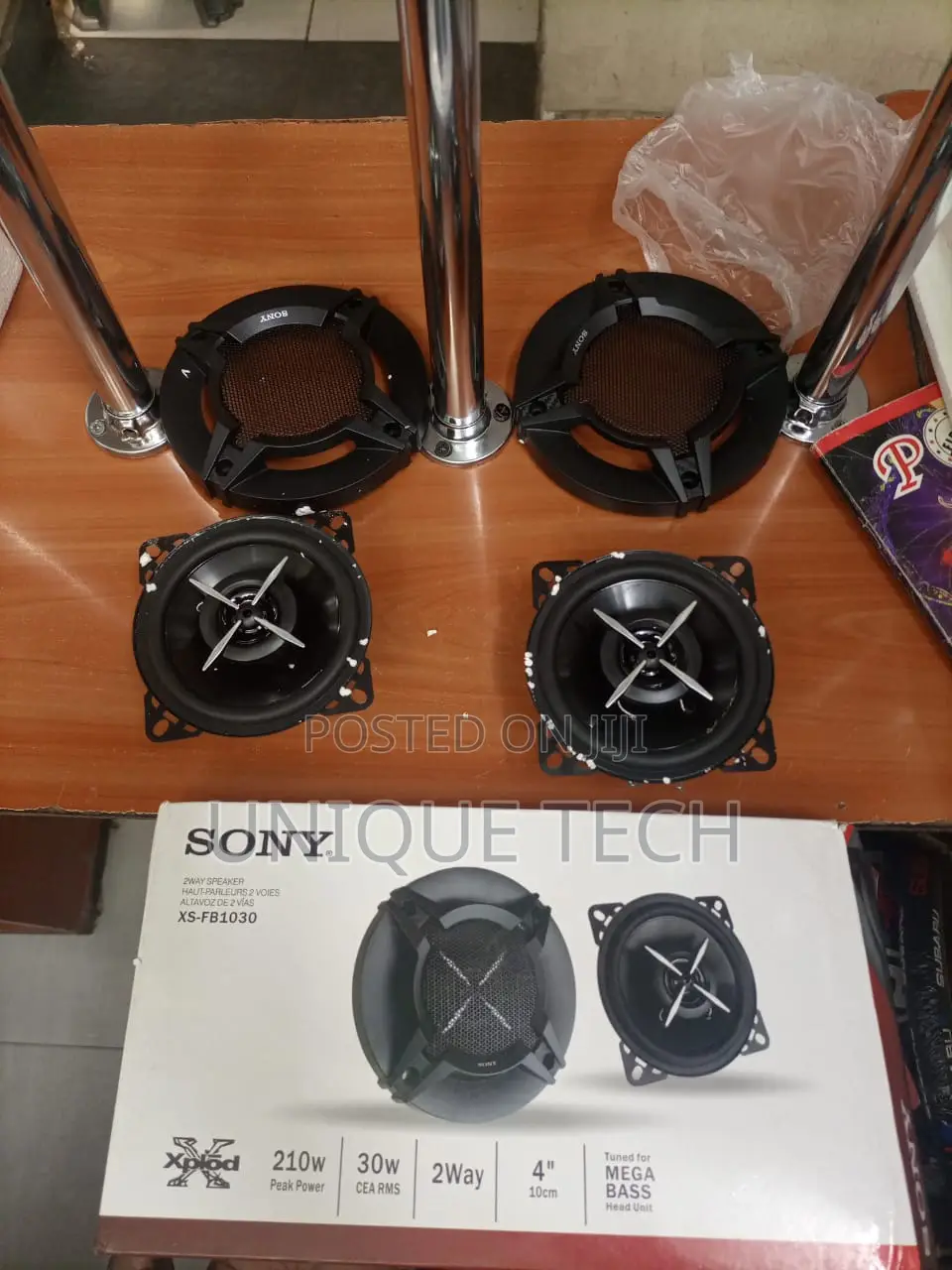 Sony 2 Way Car Speakers 4" 210W Peak Power