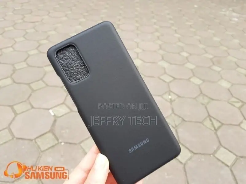 Genuine Samsung Clear View S20 Leather Case