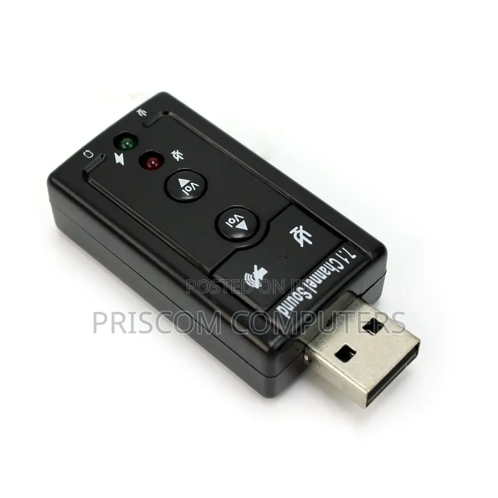 7.1 Channel USB External Sound Card Audio Adapter