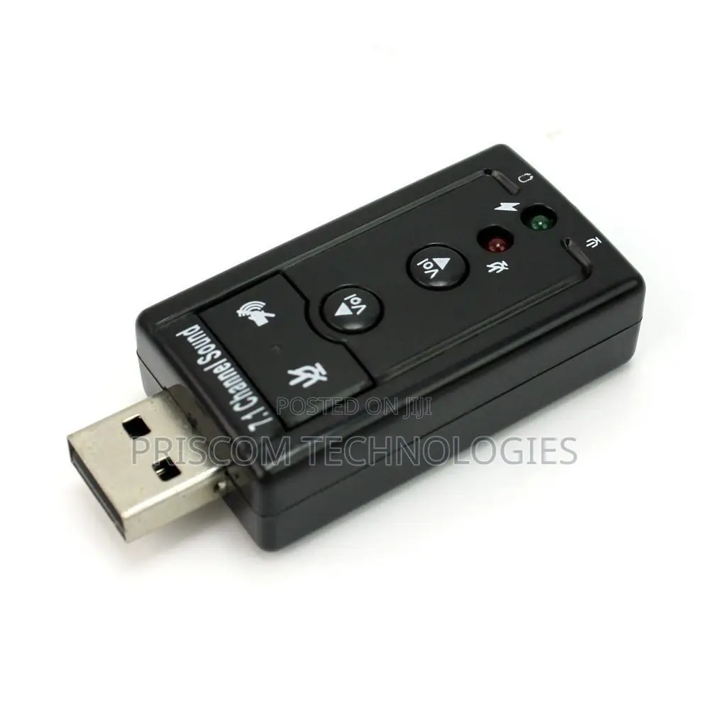 7.1 Channel USB External Sound Card Audio Adapter