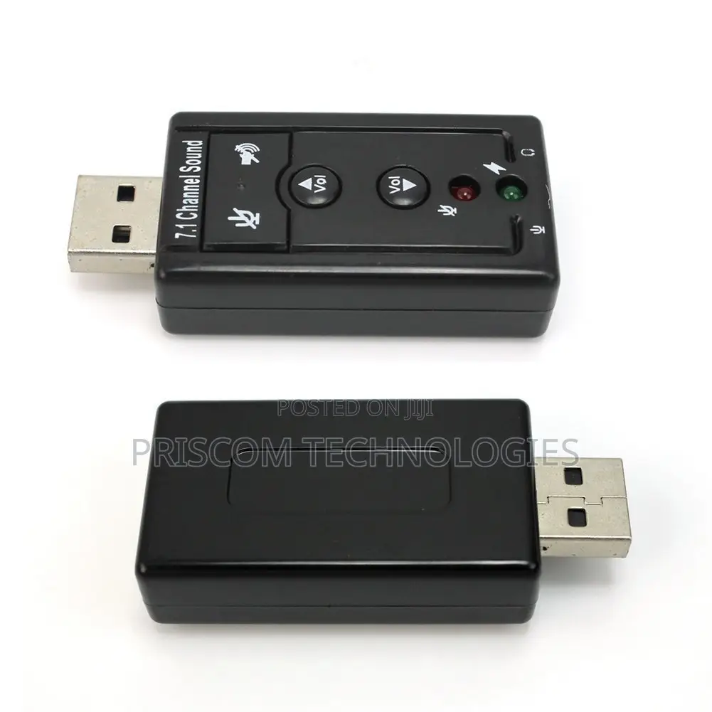 7.1 Channel USB External Sound Card Audio Adapter