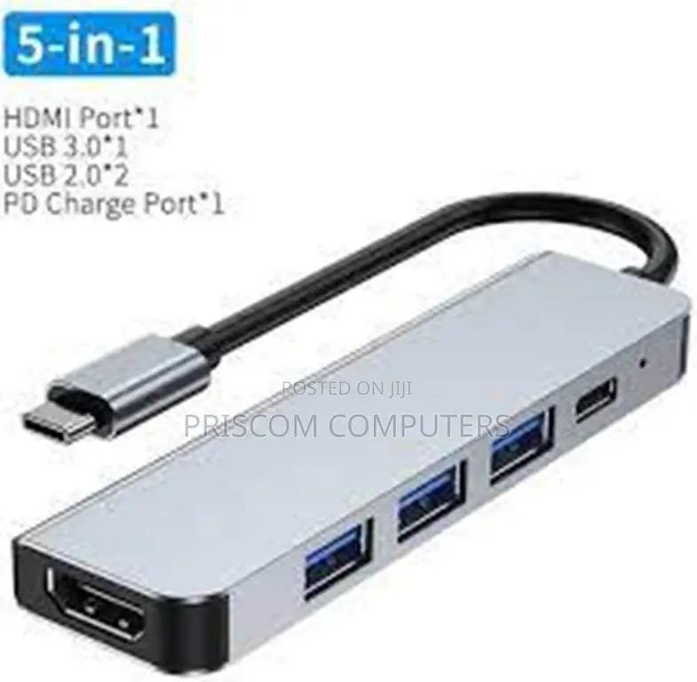 USB Type C 5in1to HDMI,Rj,Usb,Type Cadapter