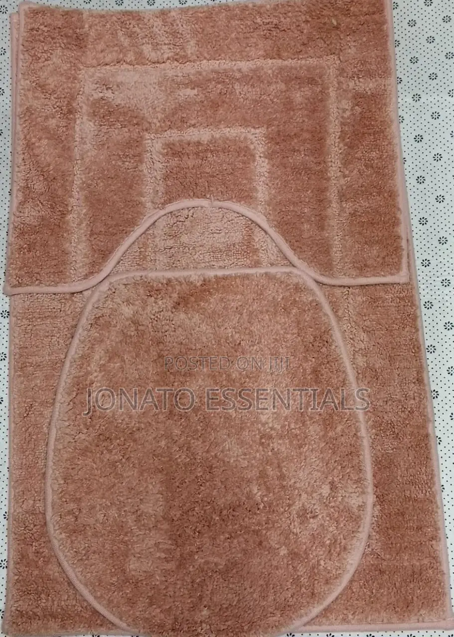 3 Piece Super Absorbent Bathroom Toilet Mat