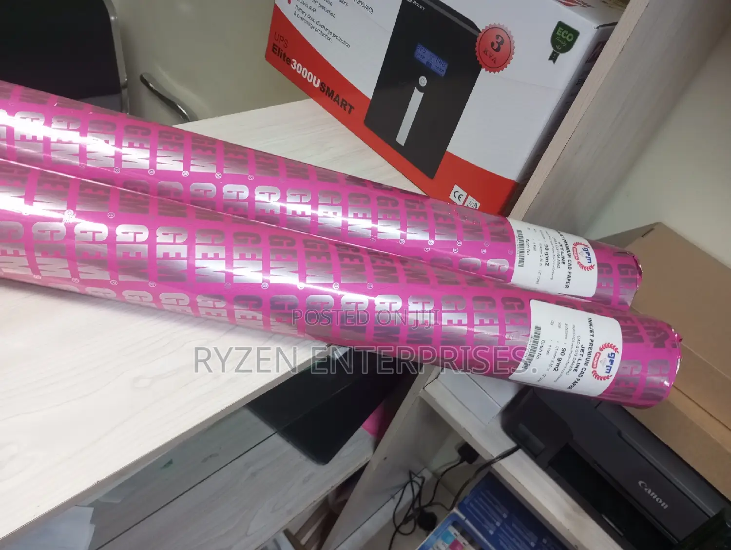 Ploter Paper 614×50M A1/ CAD Paper 1 Roll Plotter Paper