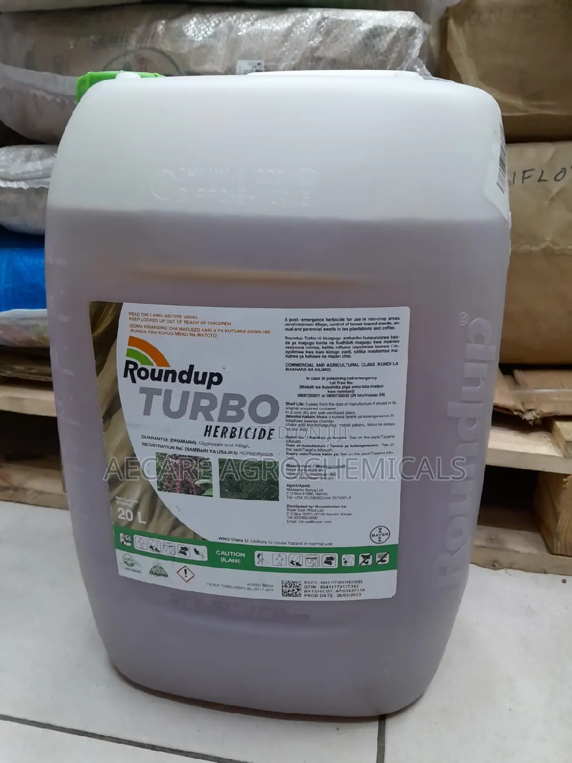 Roundup Turbo 20litres Herbicide