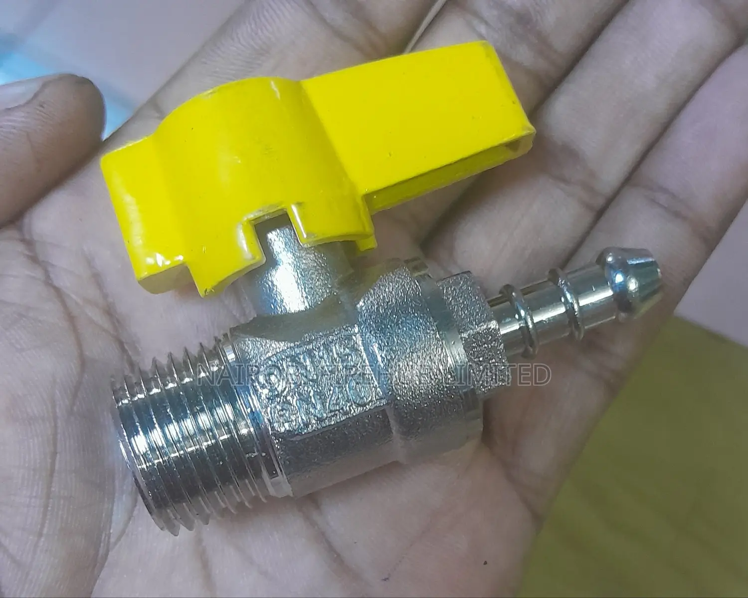 Gas Ball Valve 1/2 By Nozzle
