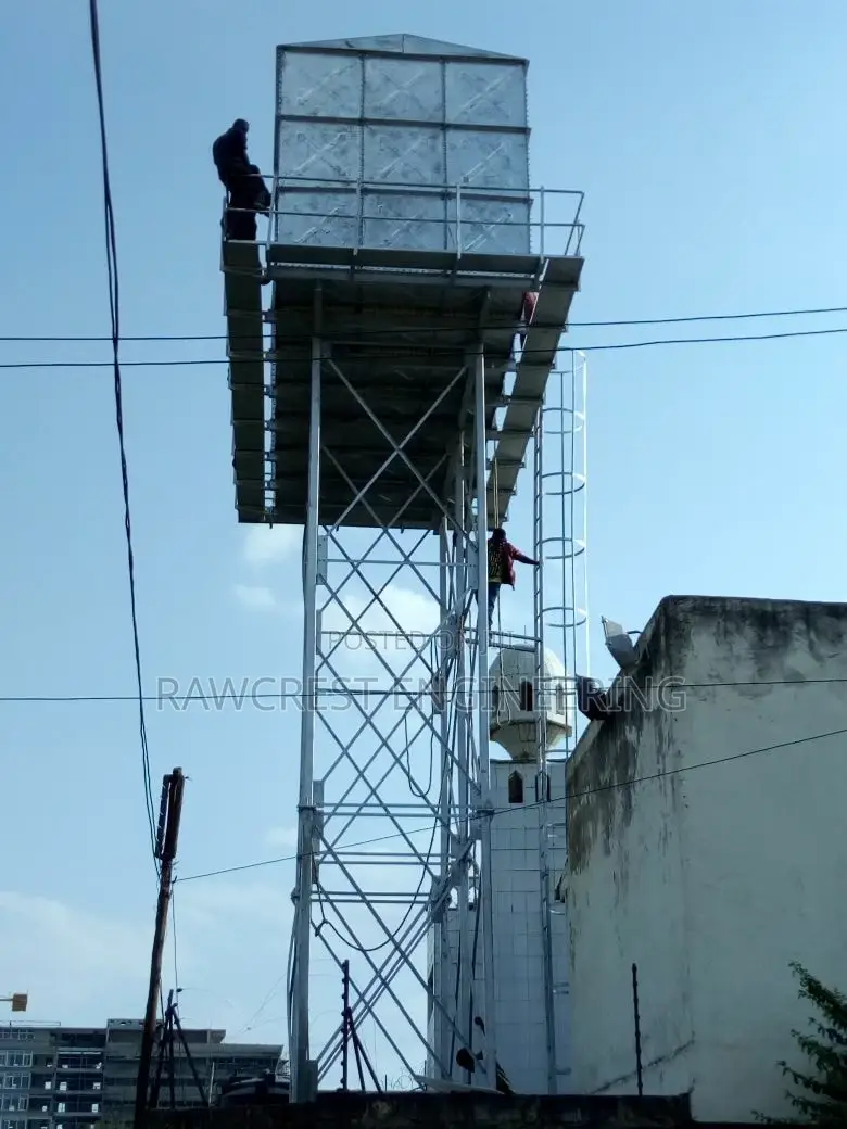Borehole Drilling And Water Steel Tower Construction
