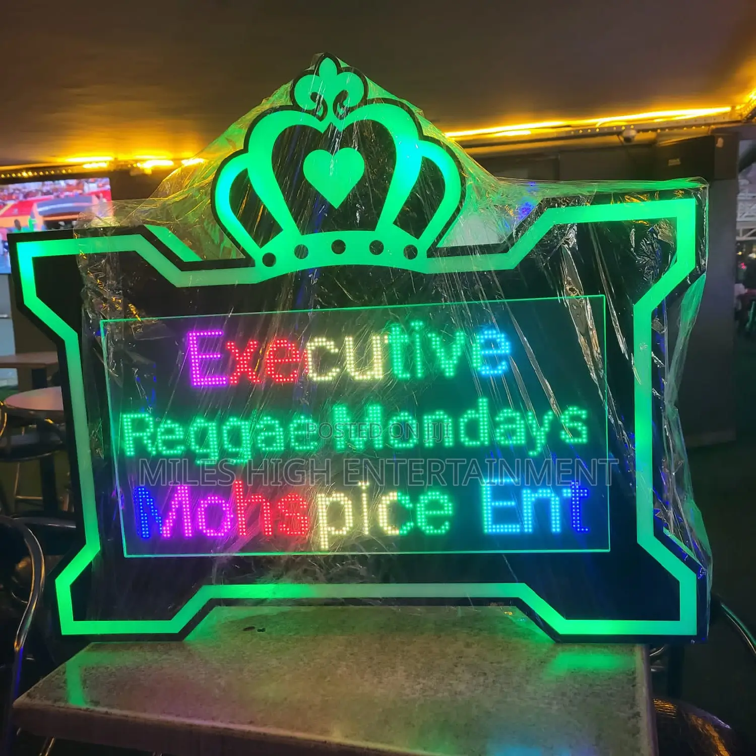 Nightclub LED Screen Message Board Happy Birthday Board