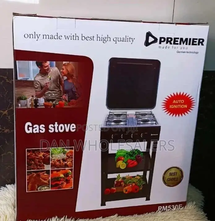 4-Gas Gas Cooker With Storage Compartments