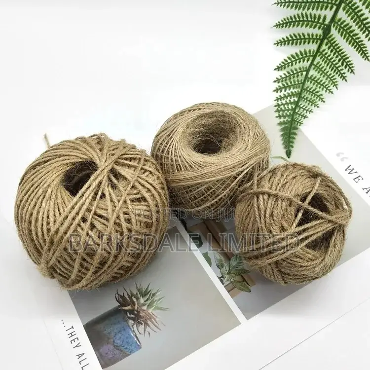 Natural Jute Twine String Roll Gift Wrapping Picture Hanging