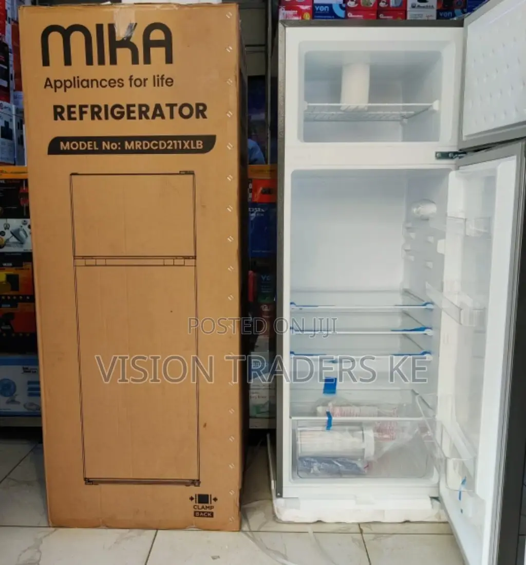 Mika 211 Liters MRDC211XLB Double Door Fridge