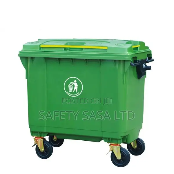 Wellguard 660 Liters Dustbins (Green)