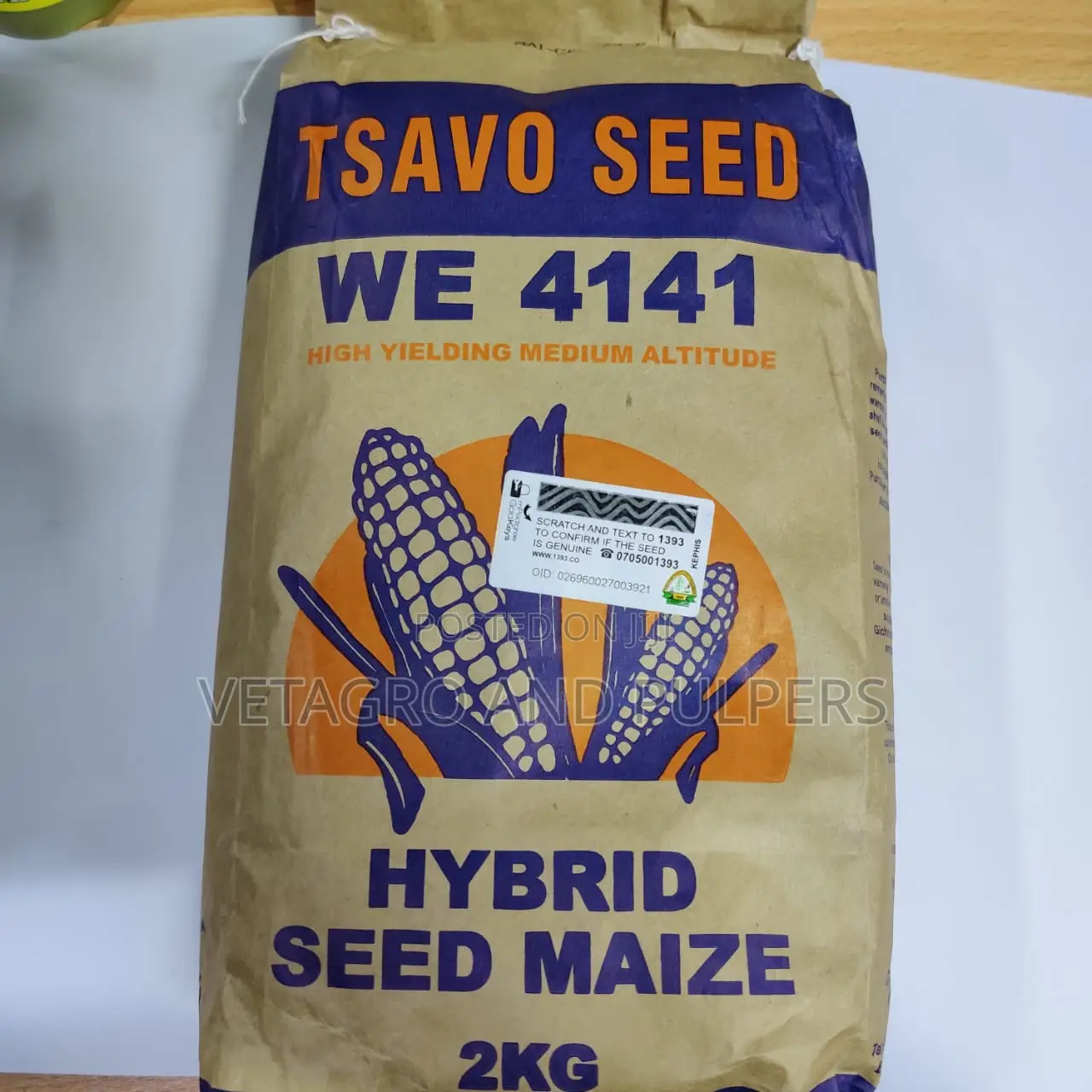 Hybrid Tsavo Maize Seed WE 4141