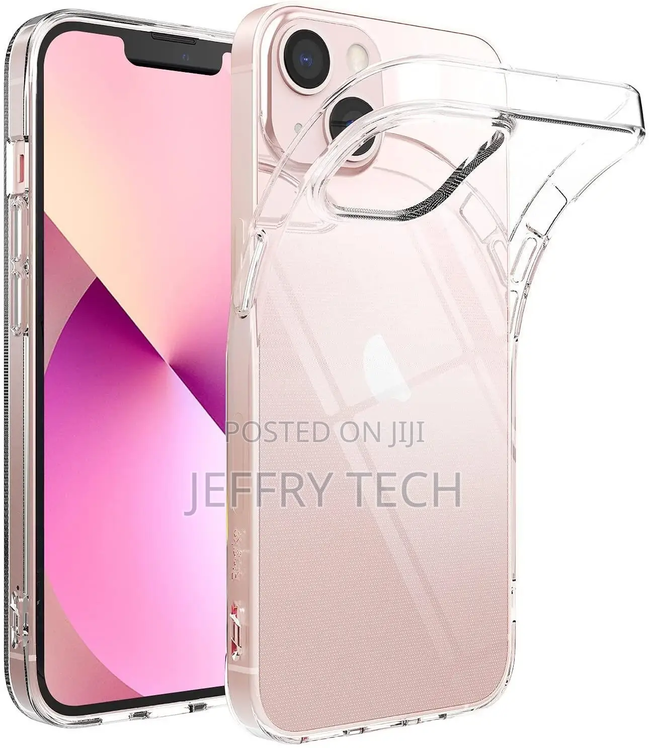 Clear Case for Apple iPhone 14, Slim Shockproof Armor Silico