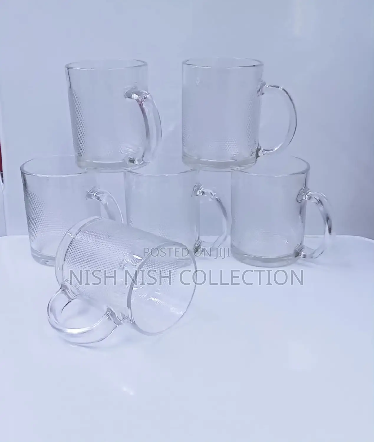 290ml Clear Glass Cups Available 6pcs.