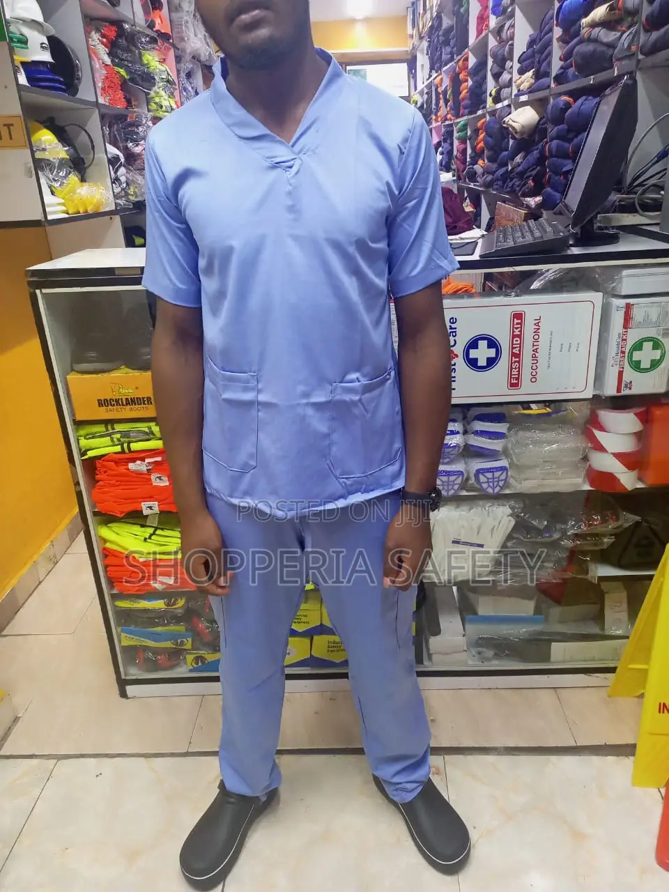 Light Blue Medical Scrubs