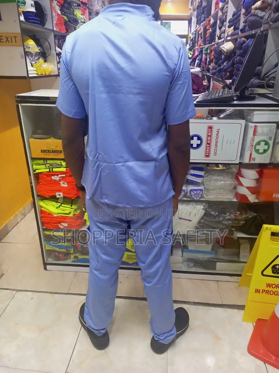 Light Blue Medical Scrubs