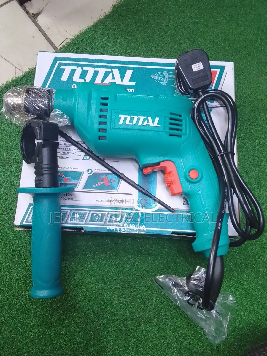 Total Impact Drill Input Power 680 Watts