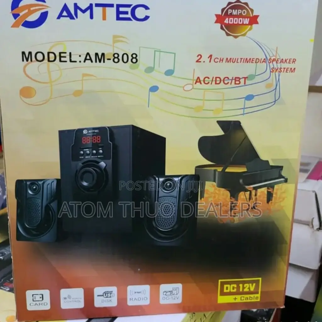 2.1ch Amtec Am-808 Sub Woofer System