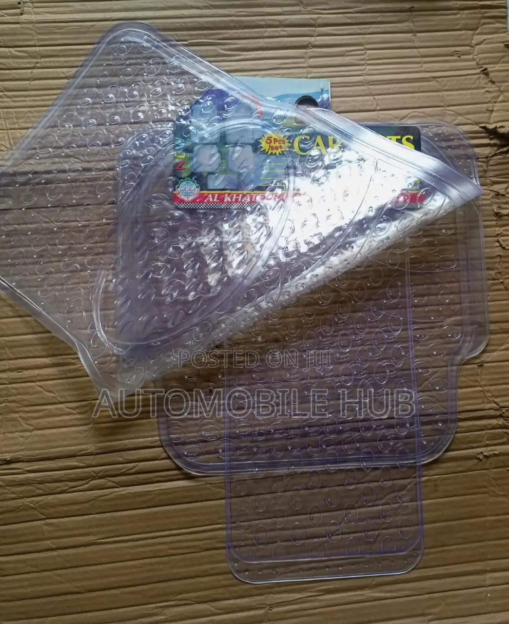 Clear 5pcs Floor Mats Clear Universal Fit