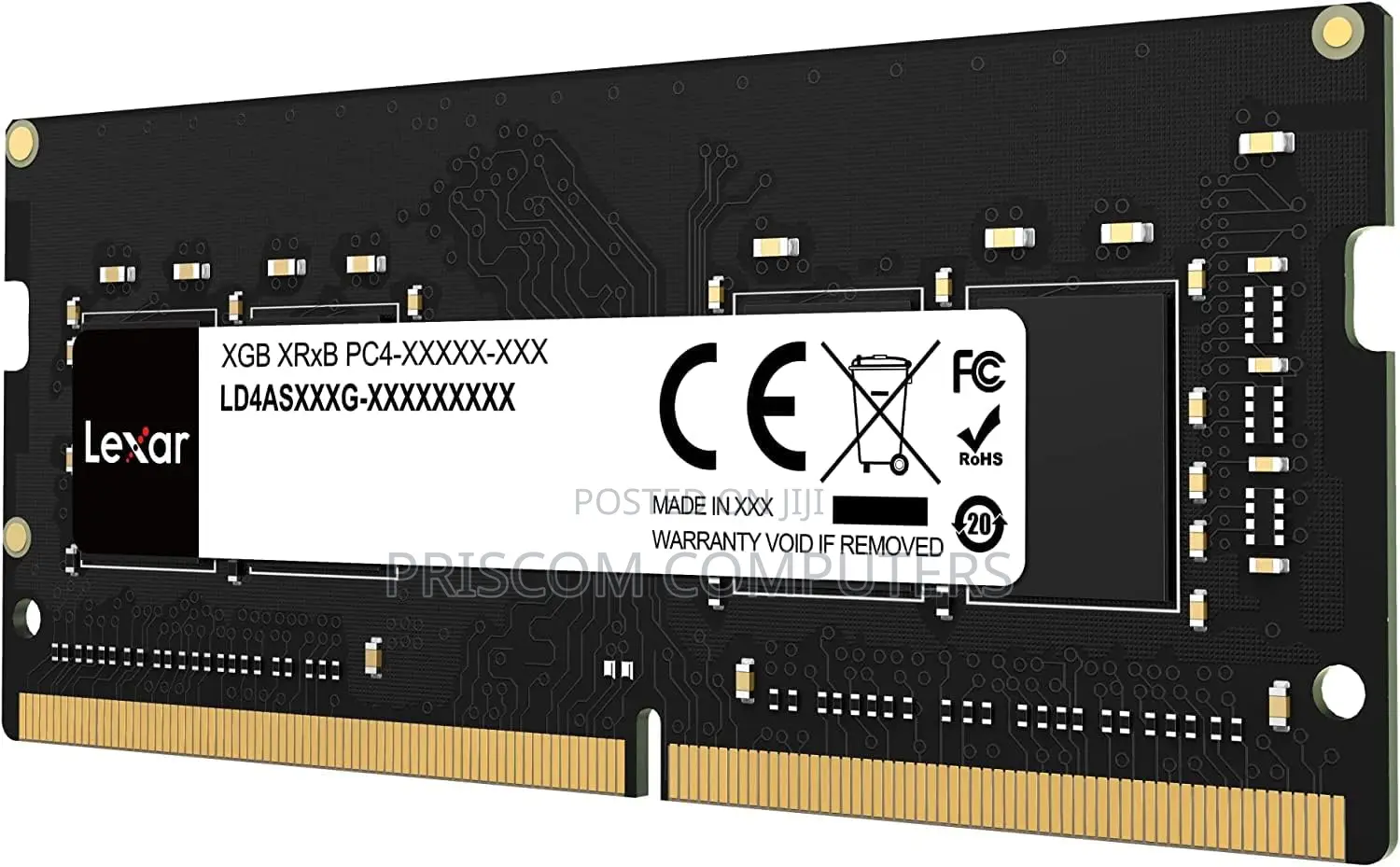 Lexar 8GB DDR4 Ram Memory, Lexar DDR4 8GB RAM Memory