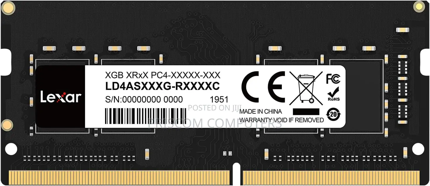 Lexar 16GB DDR4 Ram Memory, Lexar DDR4 16GB RAM Memory