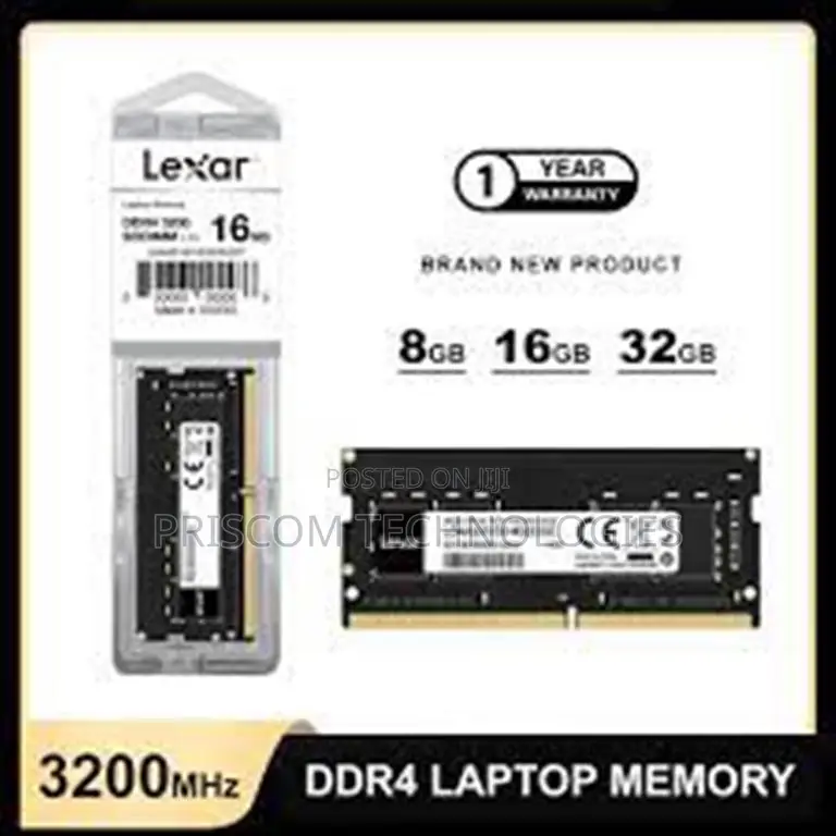 Lexar 4GB, 8GB, 16GB, 32GB DDR4 Laptop Desktop Ram Memory