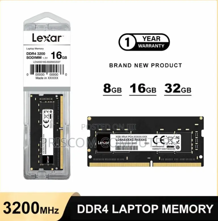 Lexar 4GB, 8GB, 16GB, 32GB DDR4 Laptop Desktop Ram Memory