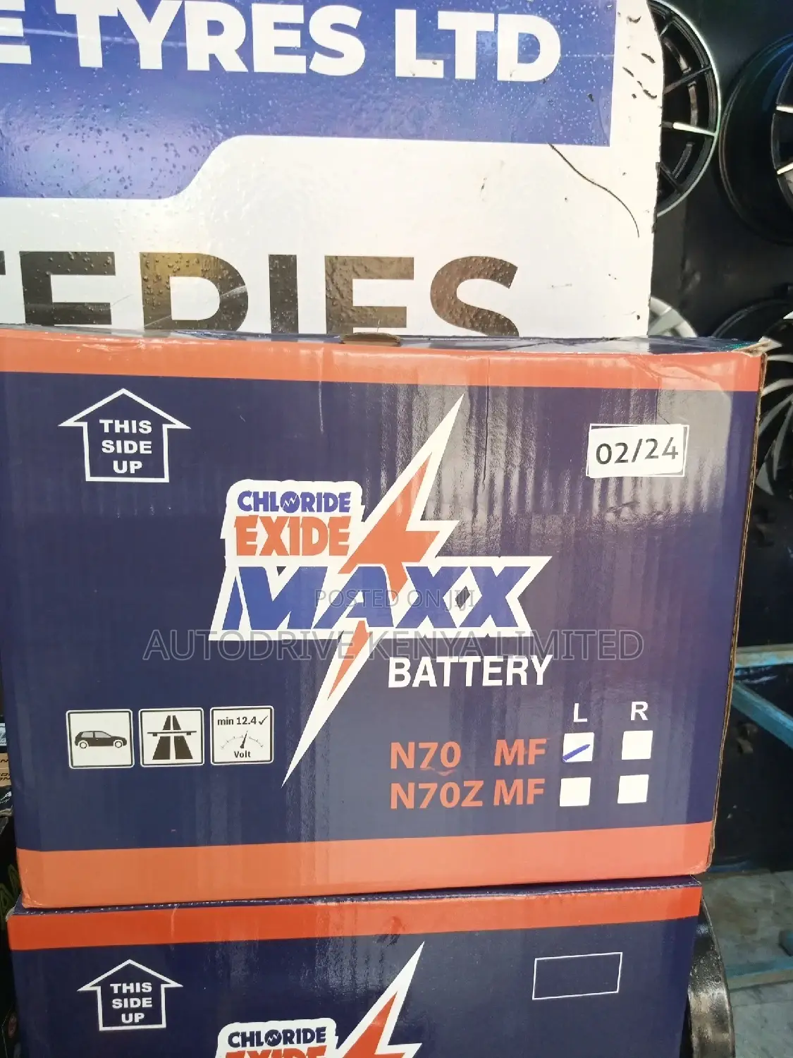 N70L Chloride Exide Maxx Battery