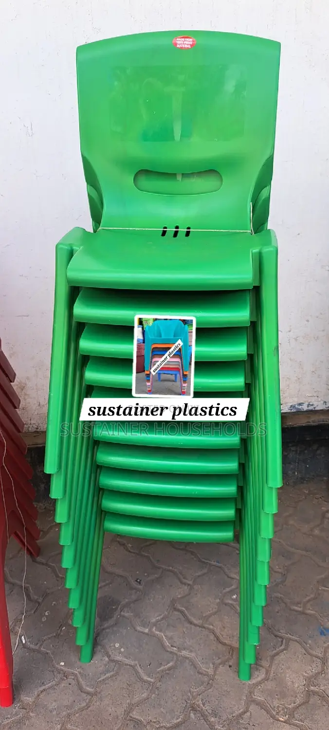 Green Acme Plastic Chairs