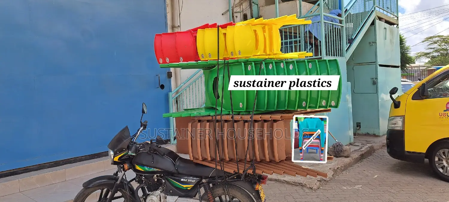 Assorted Acme Armless Plastic Chairs Available