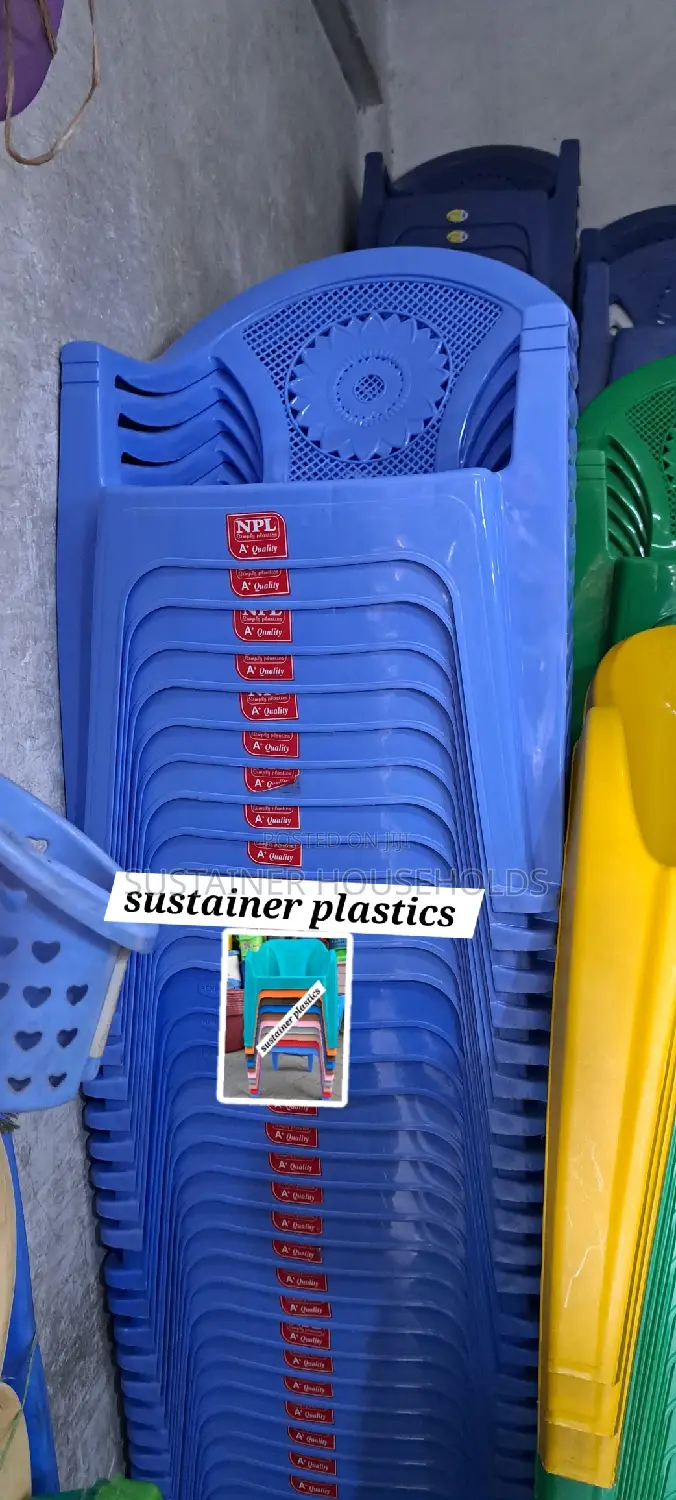 Blue NPL Plastic Chairs